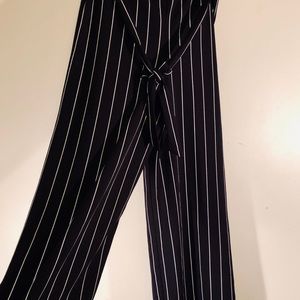 Black & White Stripe Pants